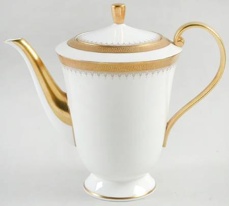 Golden Coin Coffee Pot & Lid