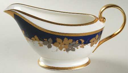 Gold Leaf Gravy Boat