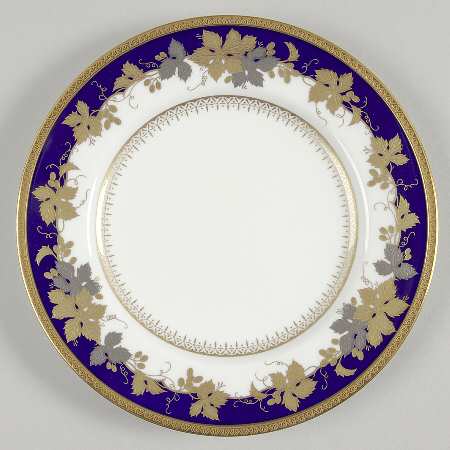 Gold Leaf Salad Plate