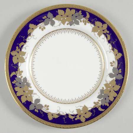 Gold Leaf Bread & Butter Plate