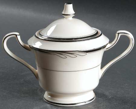 Hospitality Platinum Sugar Bowl & Lid