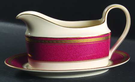 Imperial Ruby Gravy Boat & Underplate