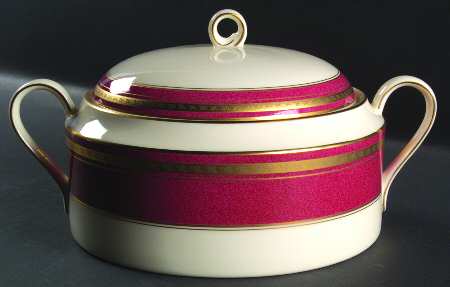 Imperial Ruby Round Covered Vegetable