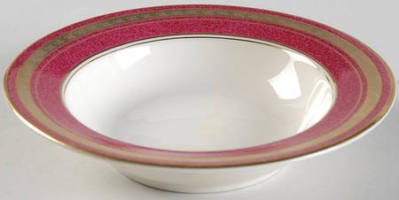 Imperial Ruby Rim Fruit/Dessert (Sauce) Bowl