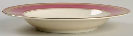 Imperial Ruby Rim Soup Bowl