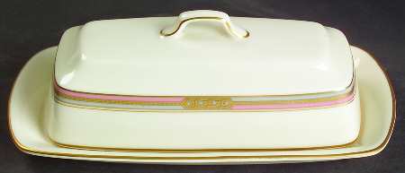 Insignia Pink Gray 1/4 Lb Covered Butter