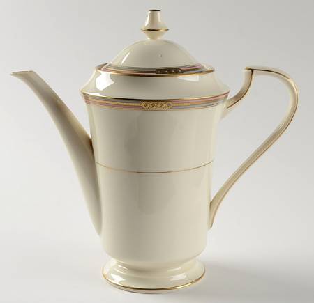 Insignia Pink Gray Coffee Pot & Lid