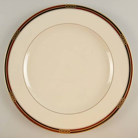 Insignia Red Black 12" Chop Plate (Round Platter)