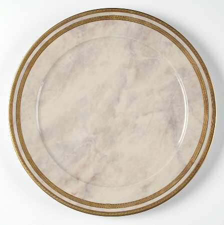Ivory Travertine 12" Chop Plate (Round Platter)