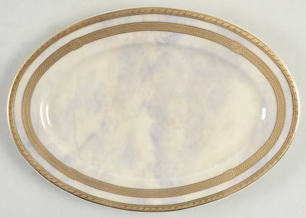 Ivory Travertine Relish/Gravy Underplate