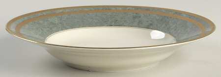 Jade Travertine Large Rim Soup Bowl