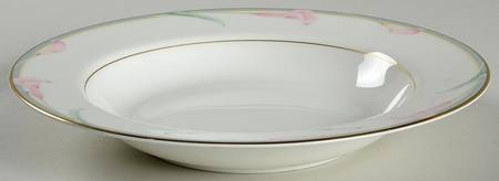 Mademoiselle Large Rim Soup Bowl