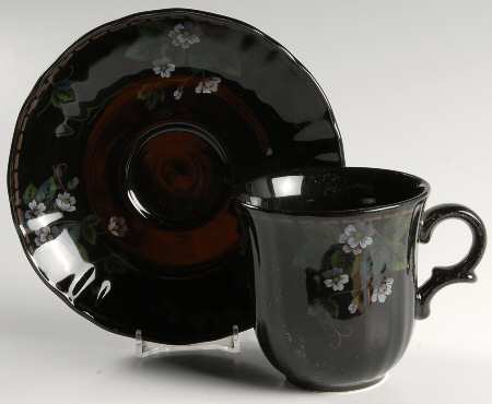 Manor Lane Flat Cup & Saucer Set