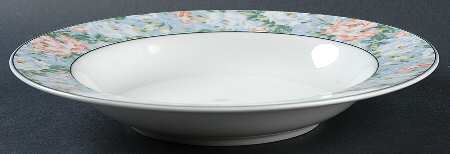 Rose Garden Rim Soup Bowl