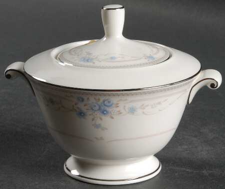 Rosanna Blue Sugar Bowl & Lid