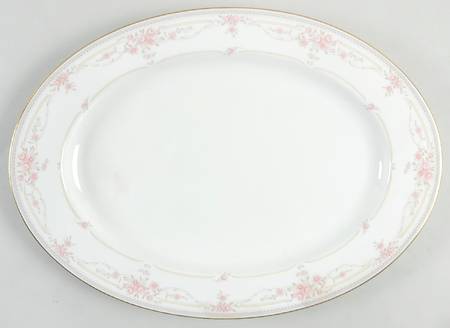 Rosanna Pink 15" Oval Serving Platter