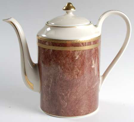 Rose Travertine Coffee Pot & Lid