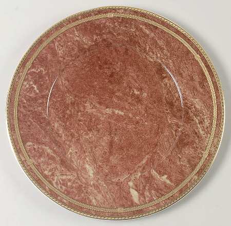 Rose Travertine Service Plate (Charger)