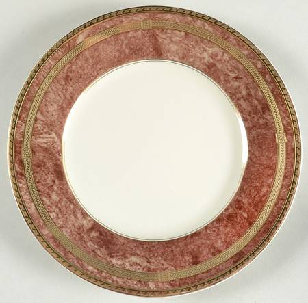 Rose Travertine Salad Plate