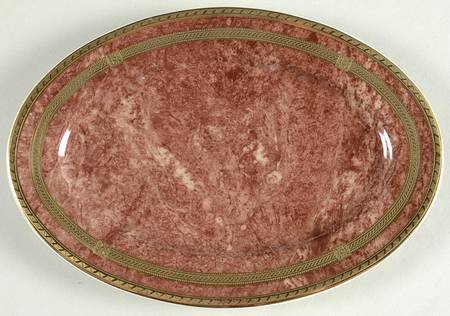 Rose Travertine Butter Tray