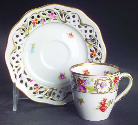 Royale Flat Demitasse Cup & Saucer Set