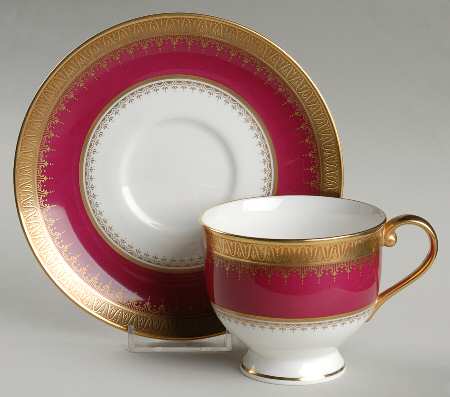 R.S.V.P. Footed Cup & Saucer Set
