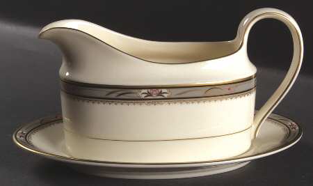 Swiss Chateau Gravy Boat & Underplate