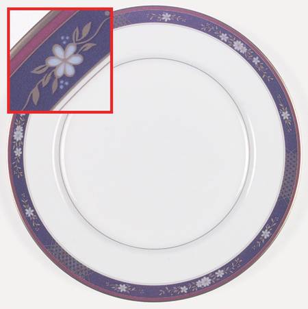 Tapestry Blue Dinner Plate