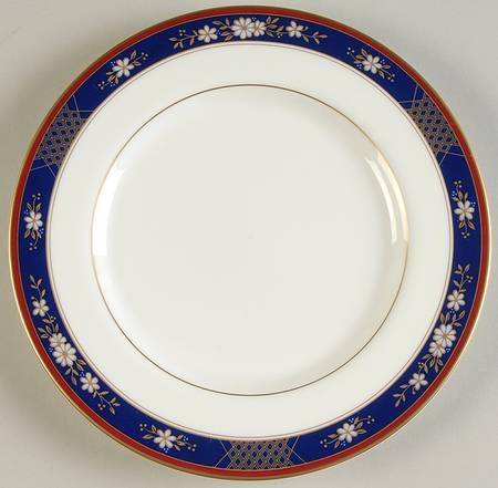 Tapestry Blue Bread & Butter Plate