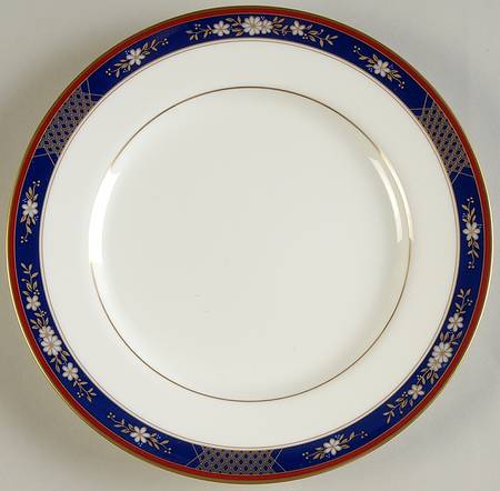 Tapestry Blue Salad Plate