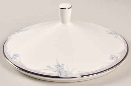 Vintage Blue Lid for Round Vegetable