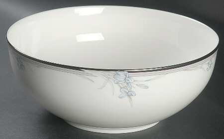 Vintage Blue 8" Round Vegetable Bowl