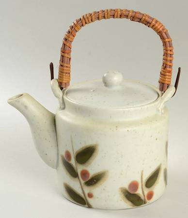 Bittersweet Teapot & Lid with Removable Top Handle