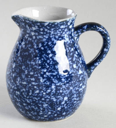 Blue Spackle 14 Oz Pitcher