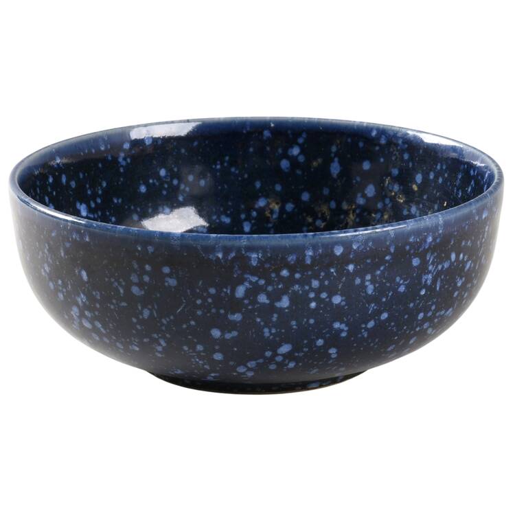 Blue Spackle Coupe Cereal Bowl by Otagiri