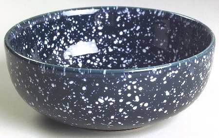 Blue Spackle Coupe Cereal Bowl