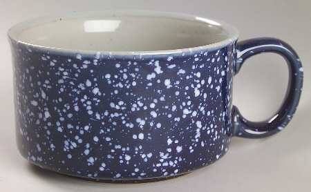 Blue Spackle Soup Mug