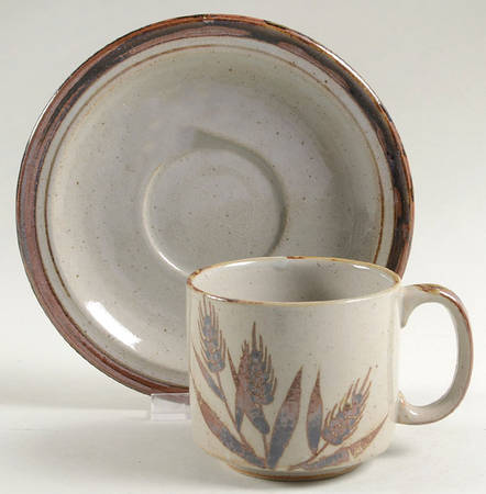 Harvest Flat Cup & Saucer Set