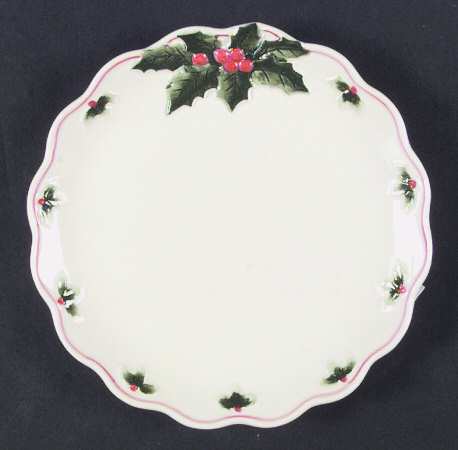 Holly Salad Plate