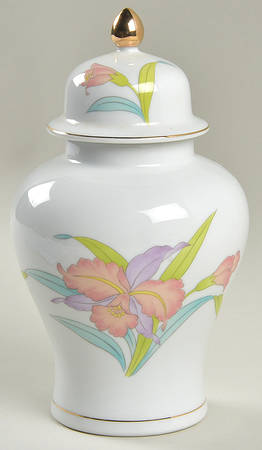 Orchid Mist Medium Ginger Jar & Lid