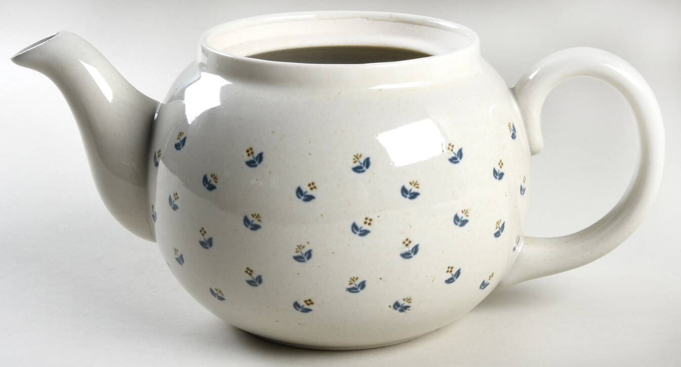 Petite Rose Teapot No Lid