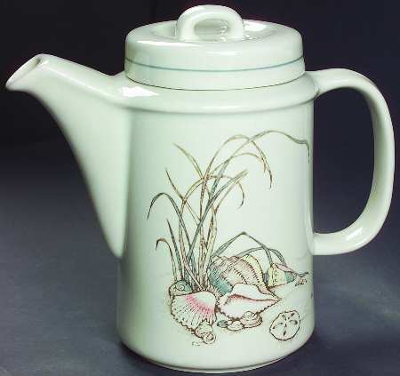 Seashore Coffee Pot & Lid