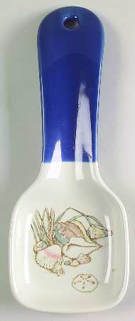 Seashore Spoon Rest/Holder (Holds 1 Spoon)