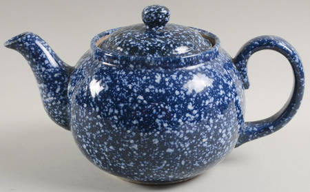 Spackled Goose Teapot & Lid