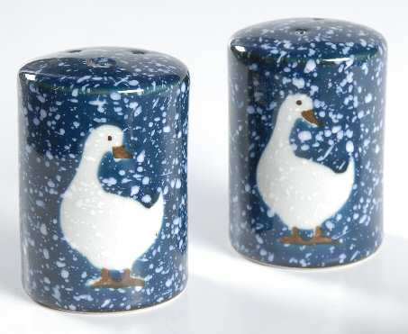 Spackled Goose Salt & Pepper Set