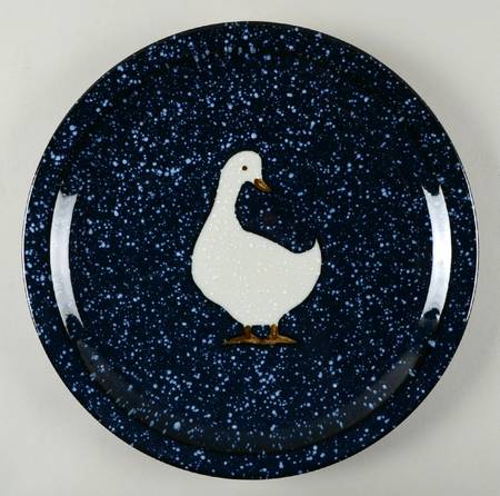 Spackled Goose 12" Chop Plate (Round Platter)