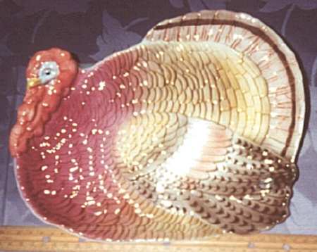 Turkey 18" Figural Platter