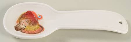 Turkey Spoon Rest/Holder (Holds 1 Spoon)