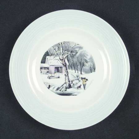 Currier & Ives Bread & Butter Plate