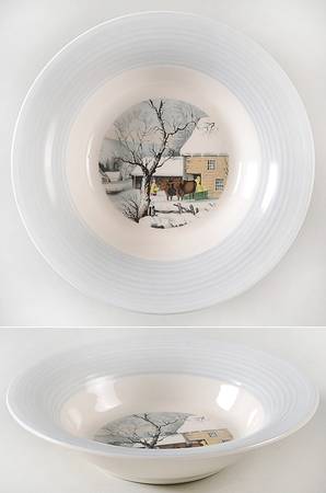 Currier & Ives Fruit/Dessert (Sauce) Bowl
